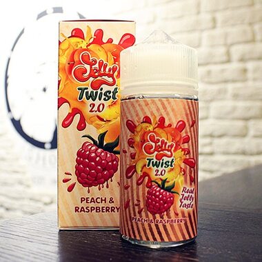 Жидкость для вейпа Jelly Twist 2.0 Peach+Raspberry