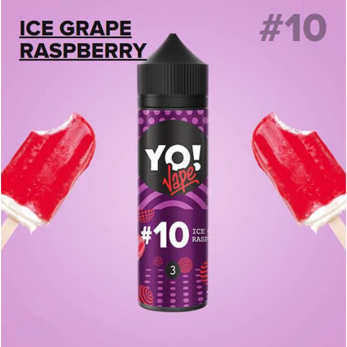 Жидкость для вейпа Yo!Vape Ice Grape Raspberry