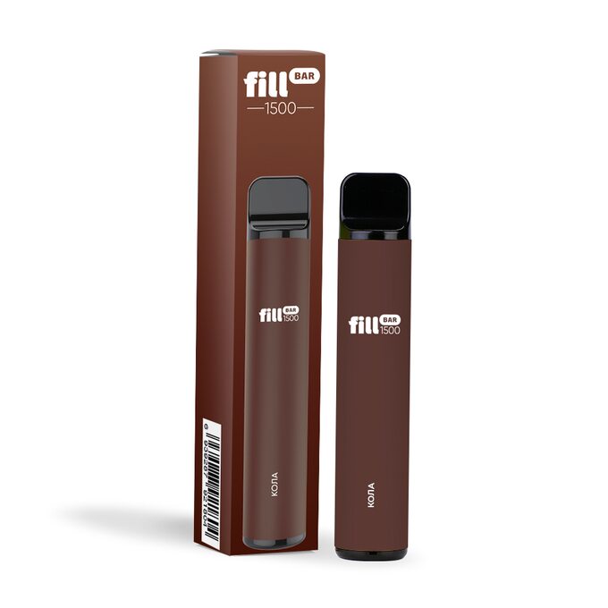 Одноразовая электронная сигарета Fill Bar 1500 затяжек Кола