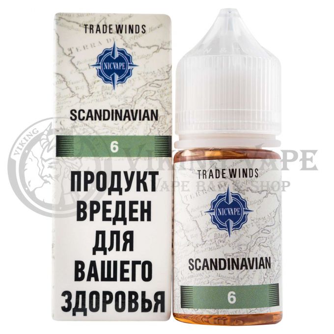 Жидкость для вейпа Tradewinds Tobacco Scandinavian Cured