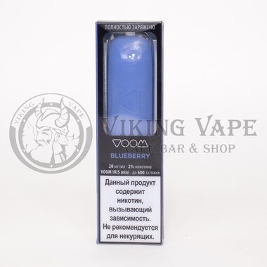 Одноразовая сигарета Voom Iris mini 600 Blueberry