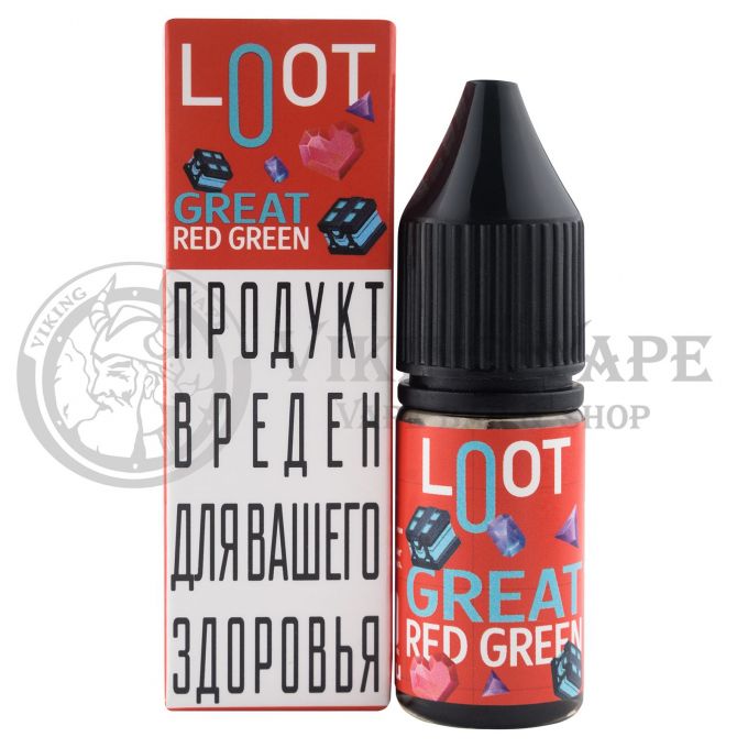 Жидкость для вейпа Loot SALT - Great Red Green