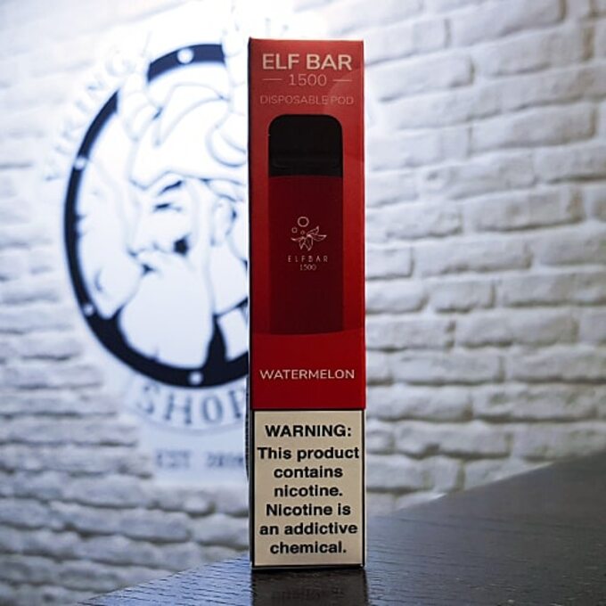 Одноразовая электронная сигарета Elf Bar 1500 затяжек Арбуз