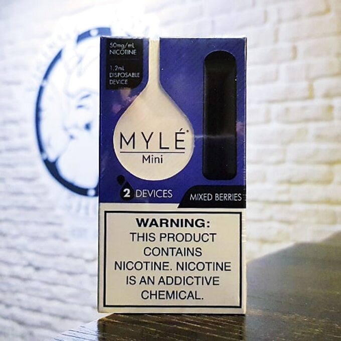 Одноразовая электронная сигарета MYLE Mini 300 затяжек Ягодный Микс