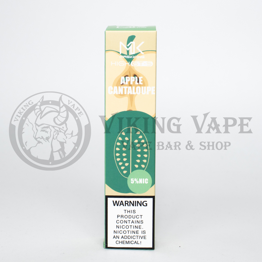 Одноразовая электронная сигарета Maskking GT-S 2500 затяжек Яблоко Дыня