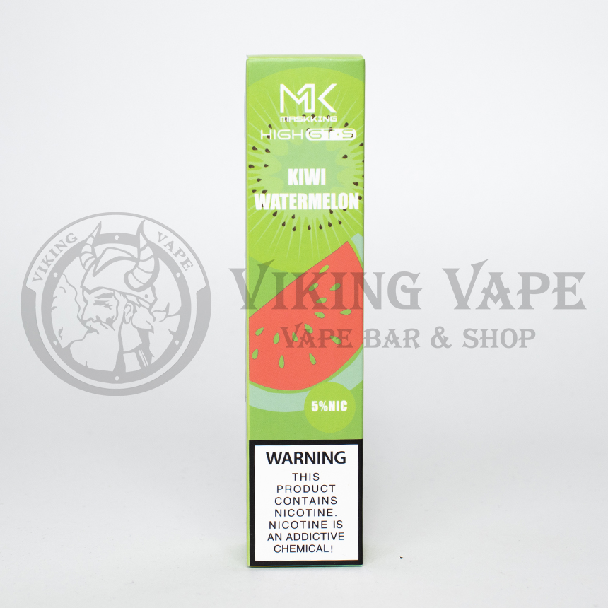 Одноразовая электронная сигарета Maskking GT-S 2500 затяжек Киви Арбуз