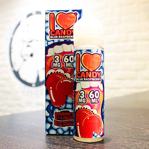 Жидкость для вейпа I Love Candy Blue Raspberry