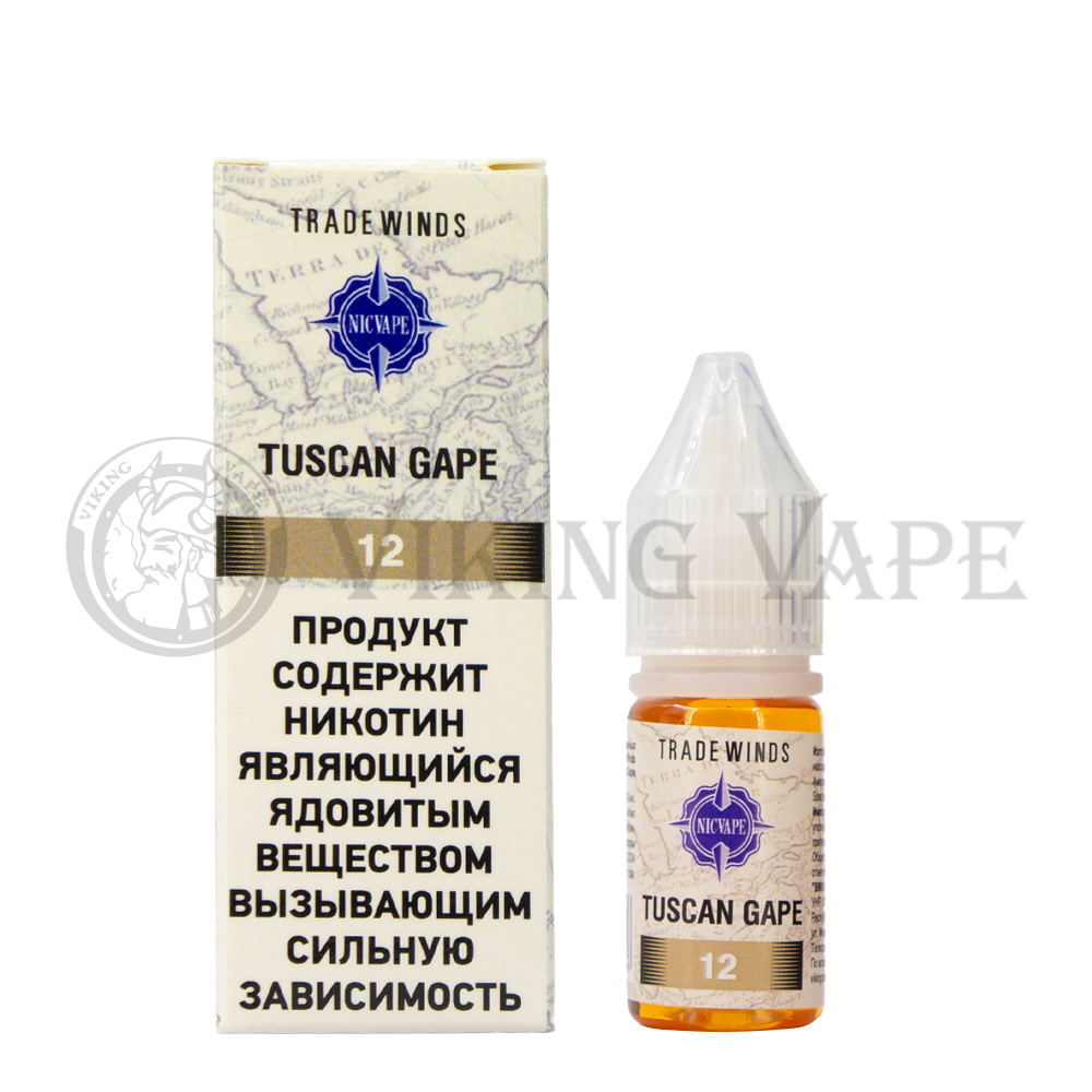 Жидкость для вейпа Tradewinds Tuskan Grape 12 мг