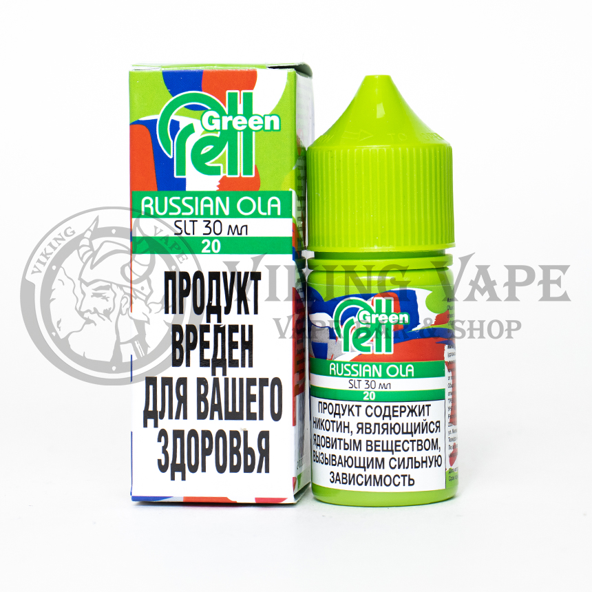 Жидкость для вейпа RELL Green SALT Russian Cola