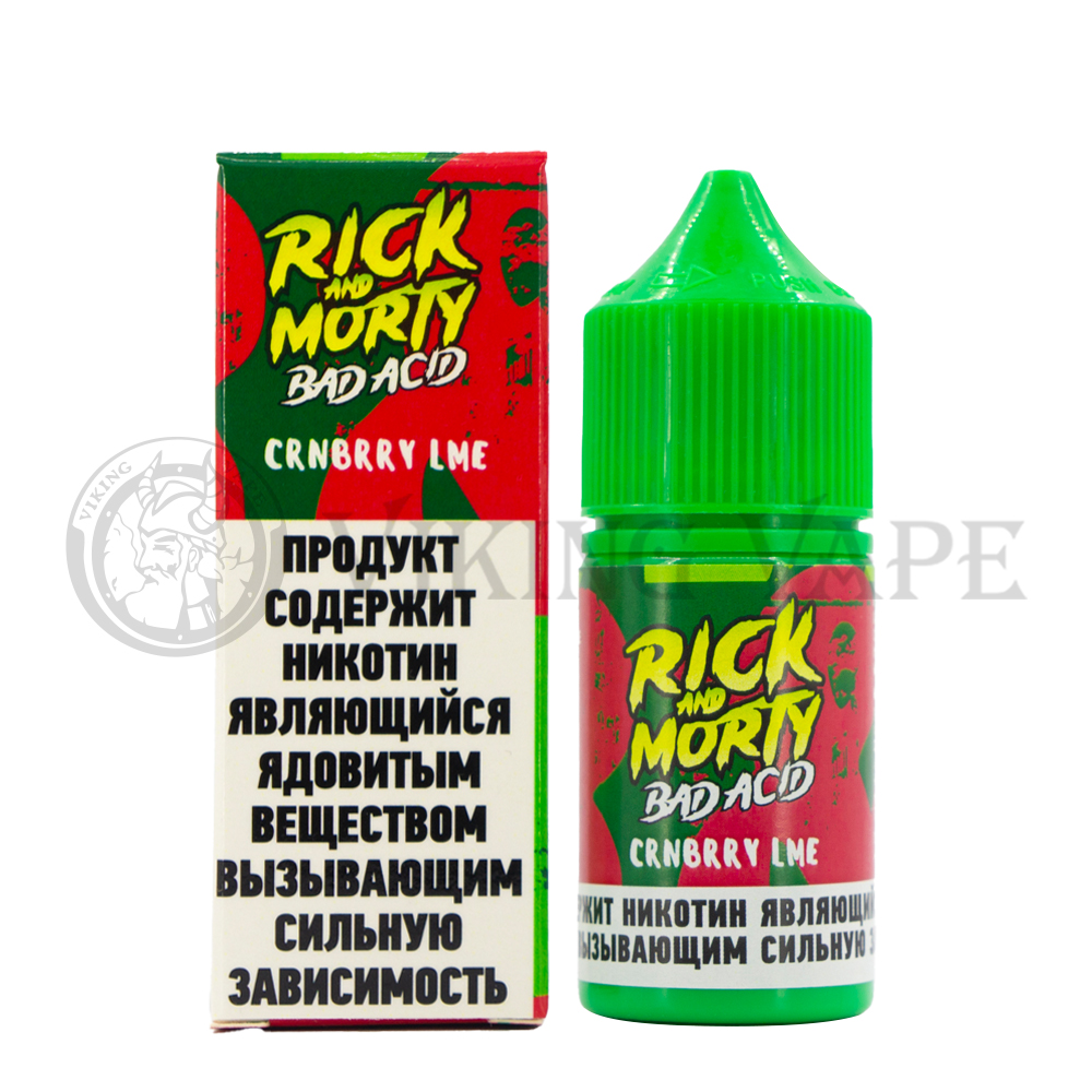 Жидкость для вейпа RICK AND MORTY Bad ACID CRNBRRY LME
