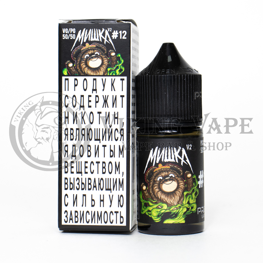 Жидкость для вейпа Мишка v2 SALT Лимонад с Малиной и Кактусом