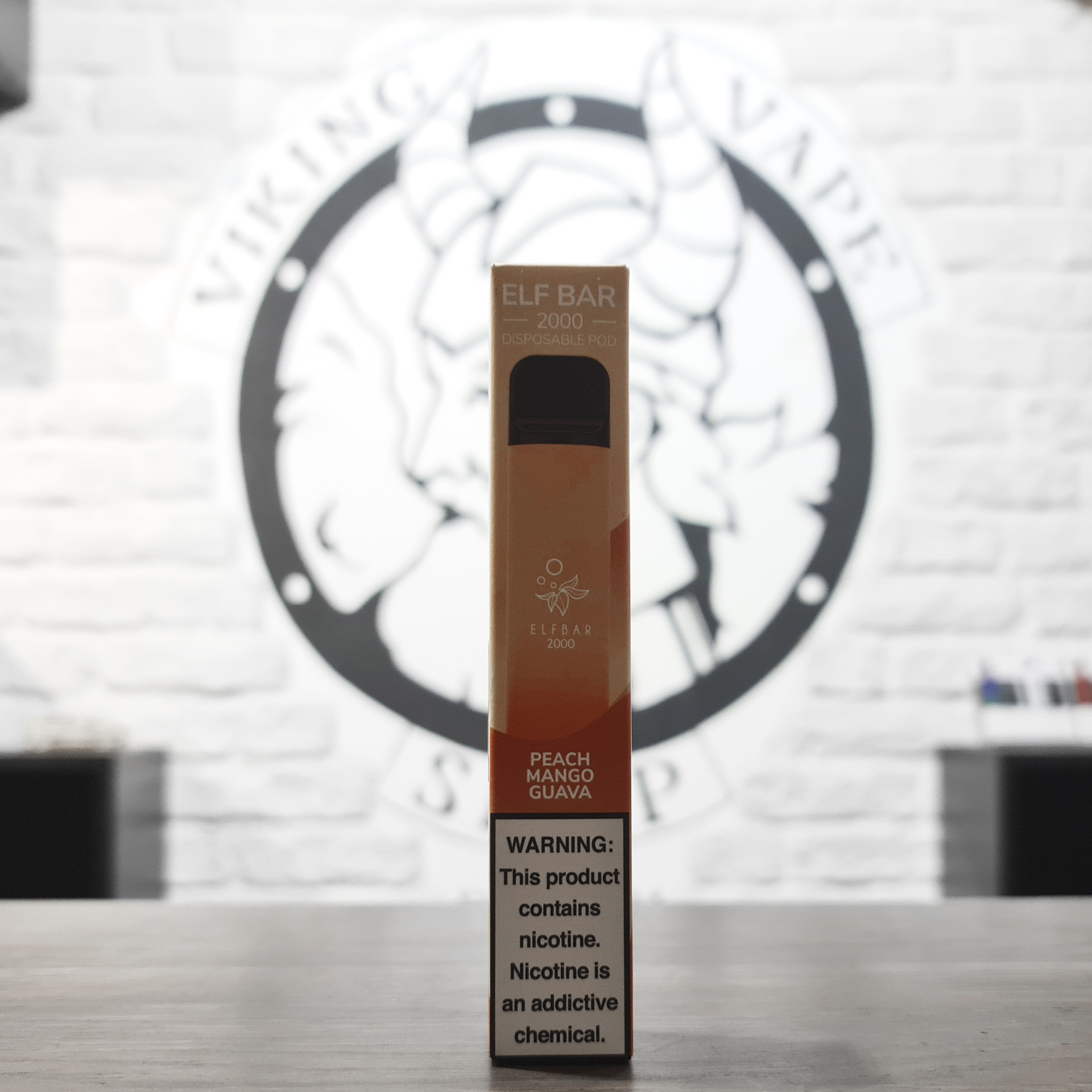 Одноразовая электронная сигарета Elf Bar 2000 затяжек Персик Манго Гуава