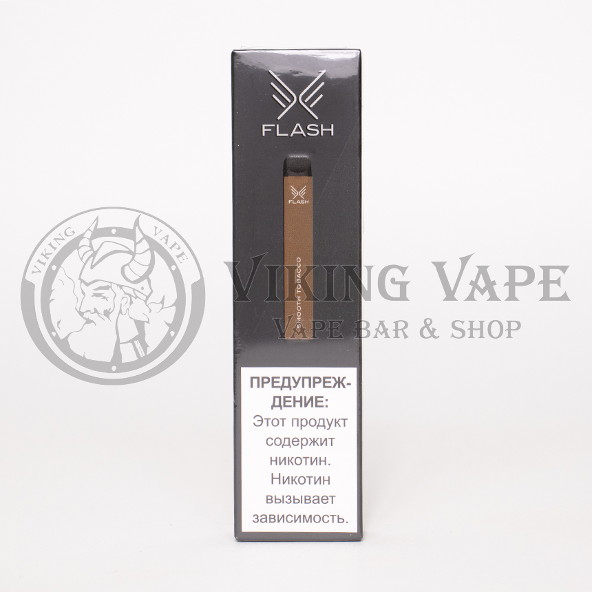 Одноразовая электронная сигарета FLASH 600 затяжек Smooth Tobacco