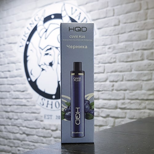 Одноразовая электронная сигарета HQD Cuvie Plus Replica 1200 затяжек Черника