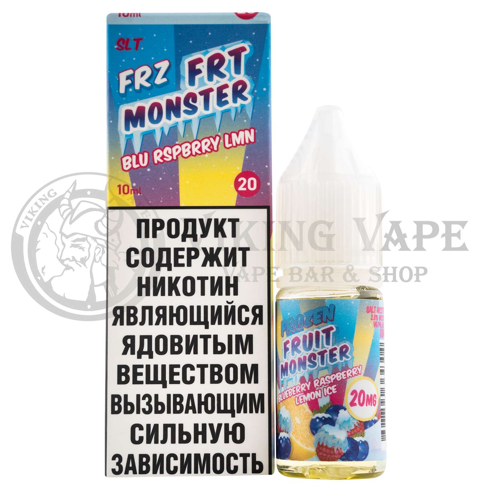 Жидкость для вейпа FRZ FRT Monster Blu Rspbrry Lmn