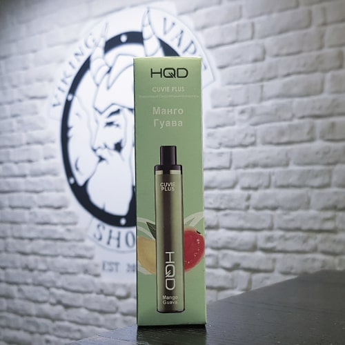 Одноразовая электронная сигарета HQD Cuvie Plus Replica 1200 затяжек Манго Гуава