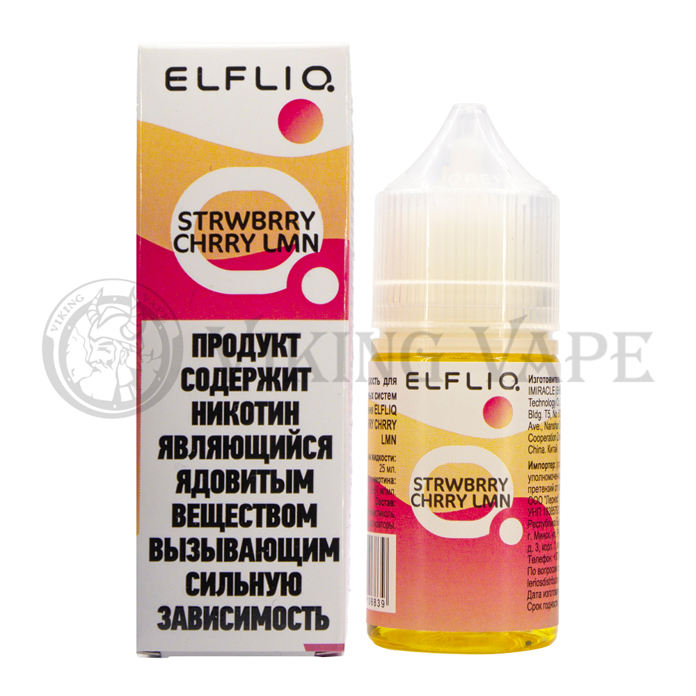 Жидкость ELFLIQ STRWBRRY CHRRY LMN