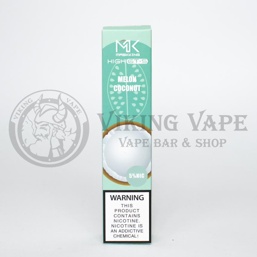Одноразовая электронная сигарета Maskking GT-S 2500 затяжек Дыня Кокос