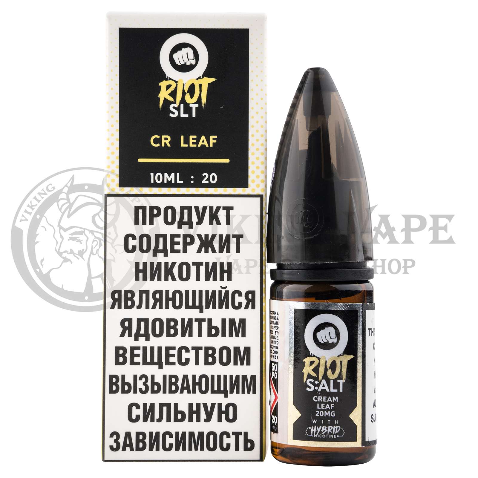 Жидкость для вейпа Riot Salt Cream Leaf