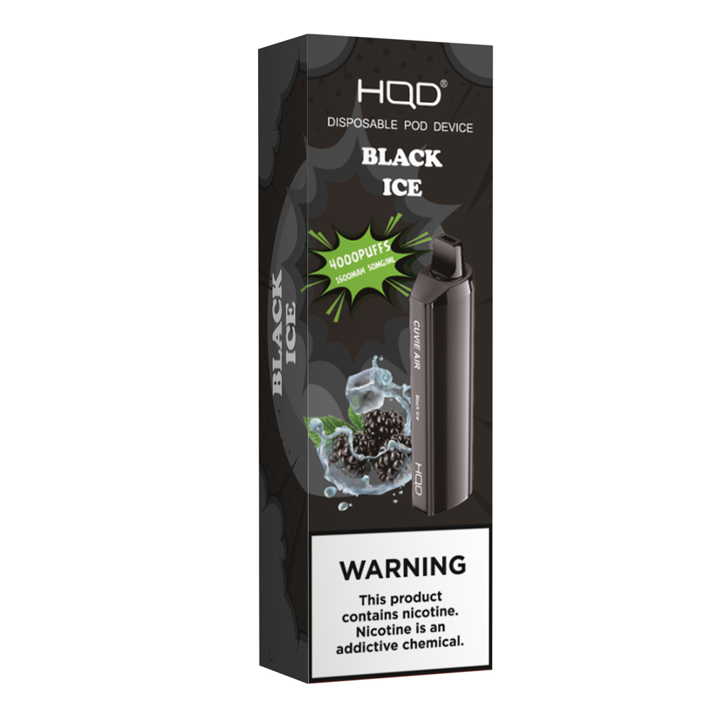 Одноразовая электронная сигарета HQD Cuvie Air 4000 Black Ice