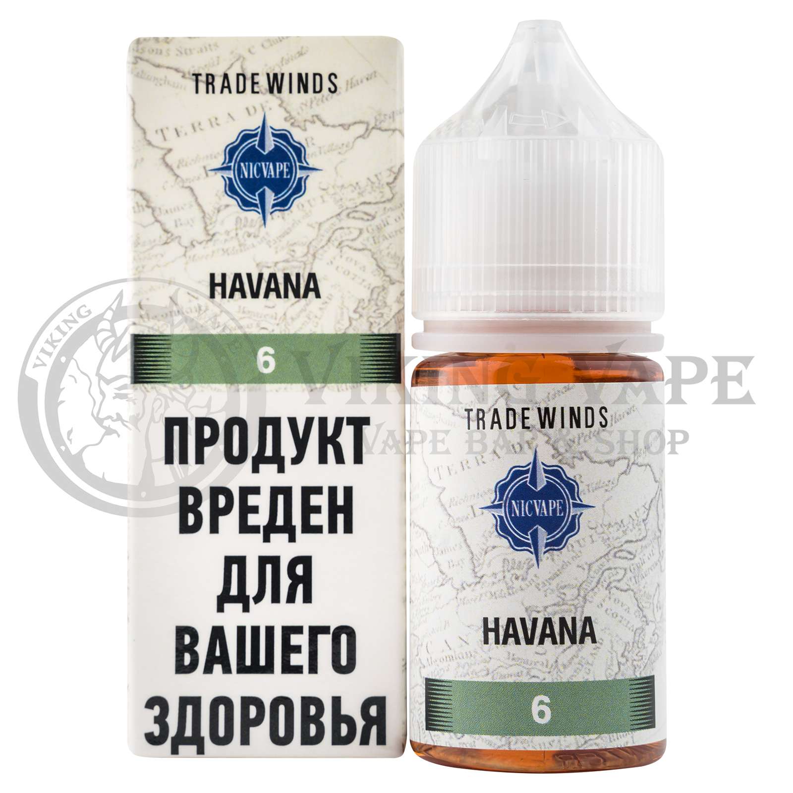 Жидкость для вейпа Tradewinds Tobacco Havana 6 мг