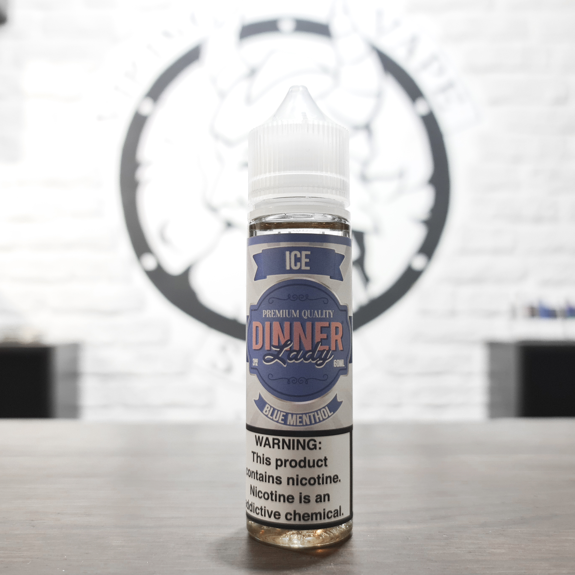 Жидкость для вейпа Dinner Lady Iced Blue Menthol