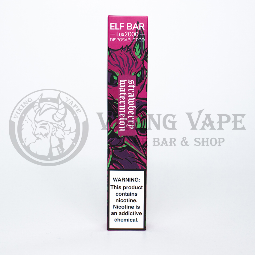 Одноразовая электронная сигарета Elf Bar Lux 2000 затяжек Клубника Арбуз