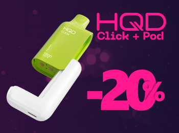 Скидка 20% на комплект HQD CLICK