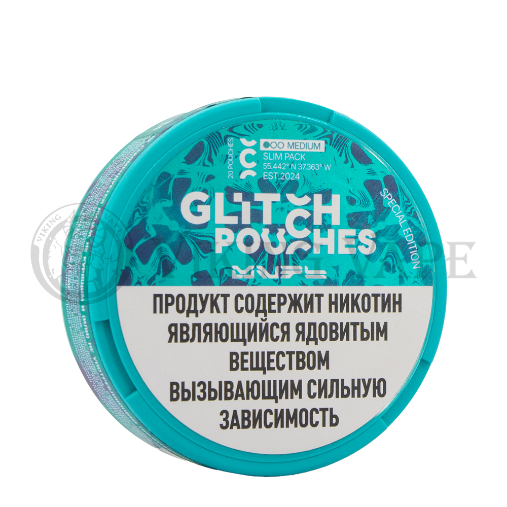 Паучи никотиновые «Glitch MNTL MEDIUM»