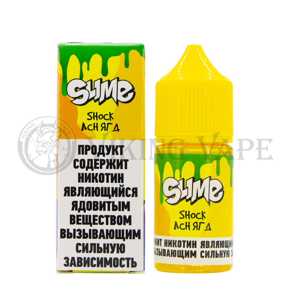 Жидкость для вейпа SLIME SHOCK ЛСН ЯГД