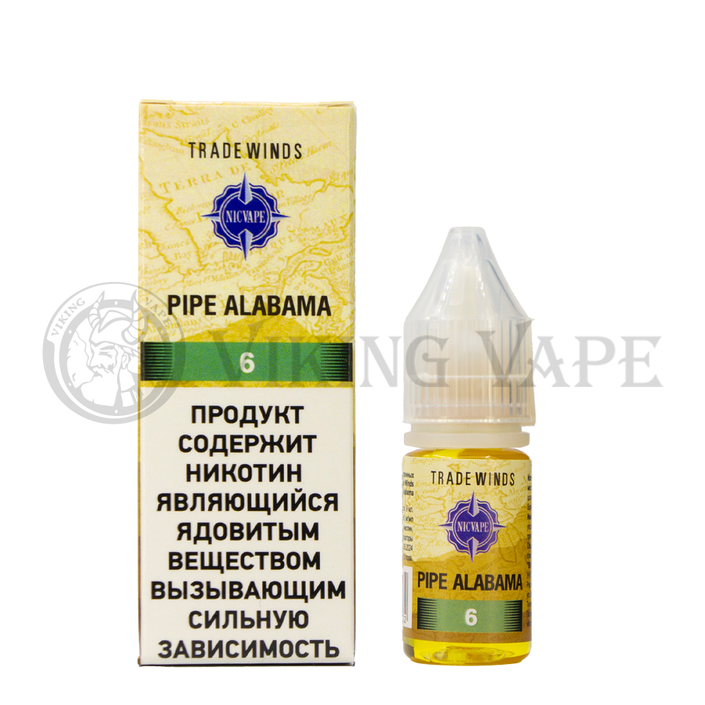 Жидкость для вейпа Tradewinds Tobacco Pipe - Alabama 6 мг