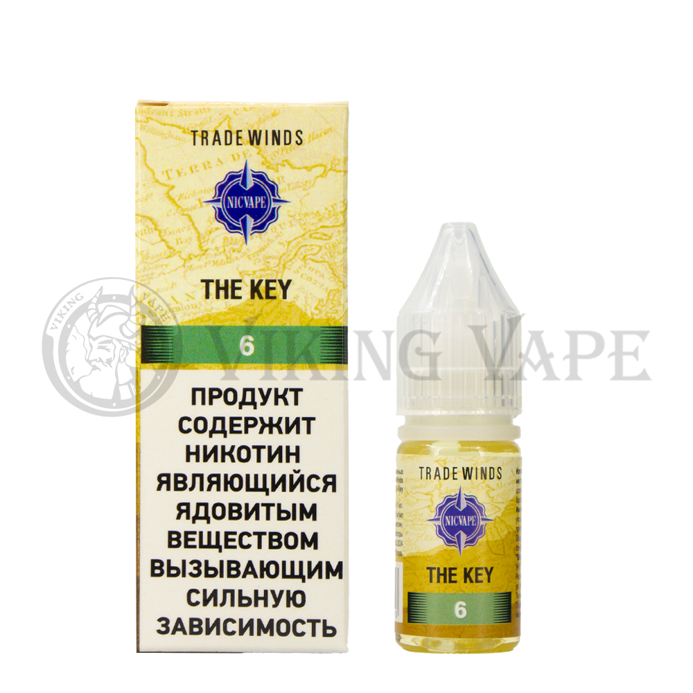 Жидкость для вейпа Tradewinds Tobacco NST The Key 6 мг