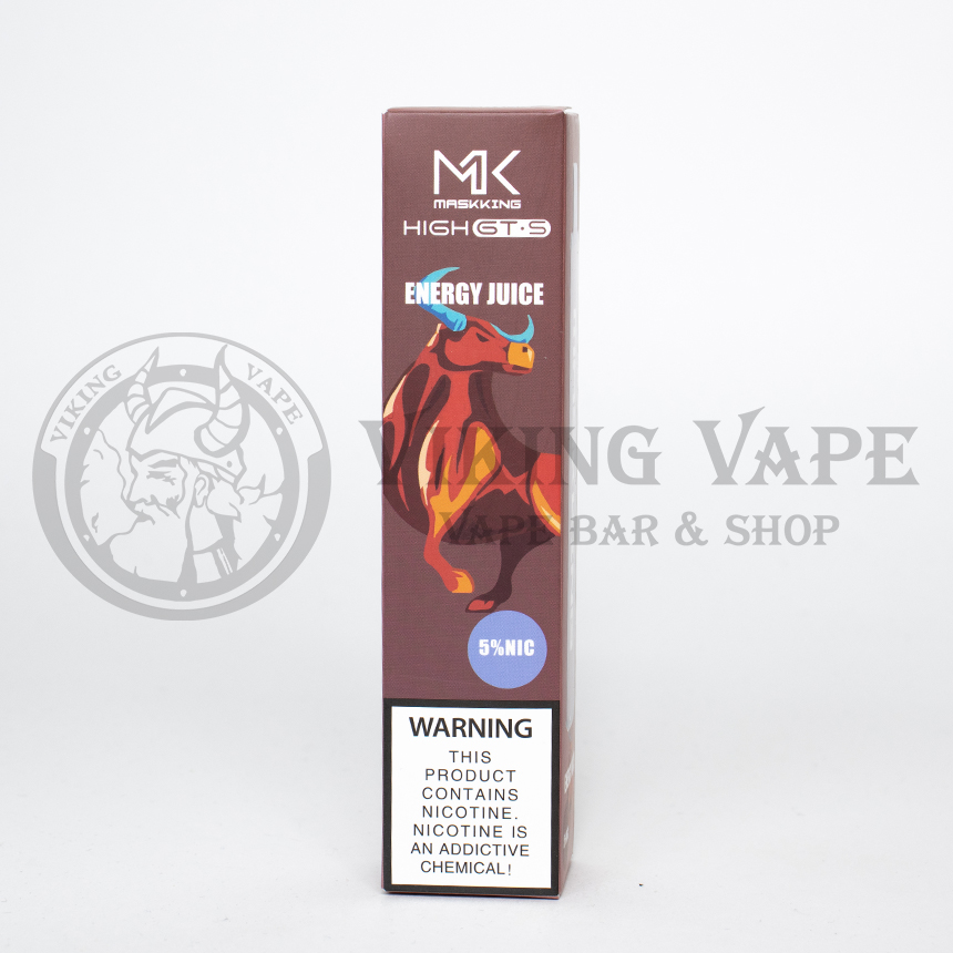 Одноразовая электронная сигарета Maskking GT-S 2500 затяжек Сочный Энергетик