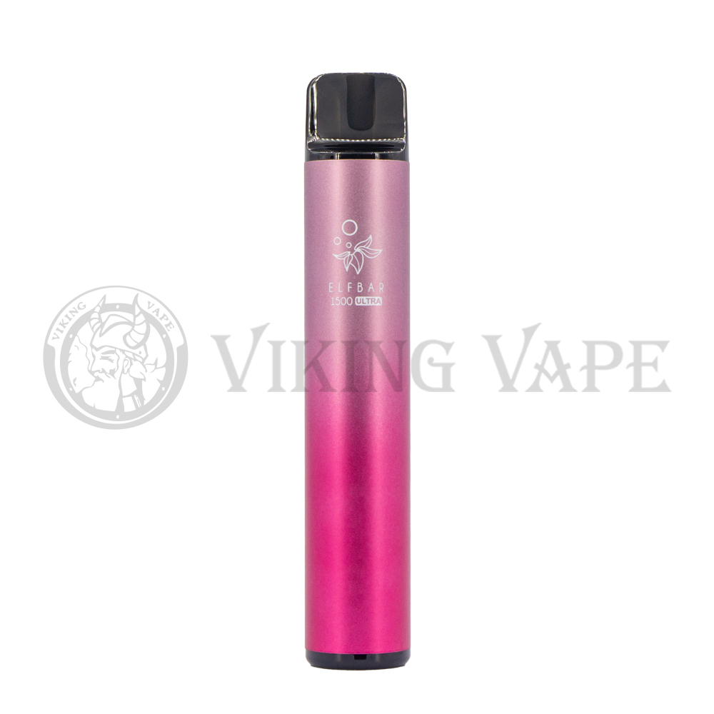 Одноразовая электронная сигарета с многоразовым контейнером Elf Bar 1500 STRWBRRY KWI