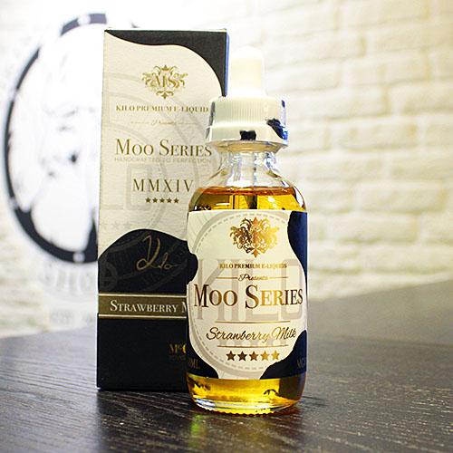 Жидкость для вейпа  Moo E-Liquids Strawberry Milk