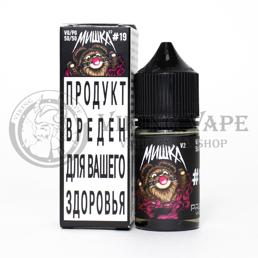 Жидкость для вейпа Мишка v2 SALT Холодная Вишня