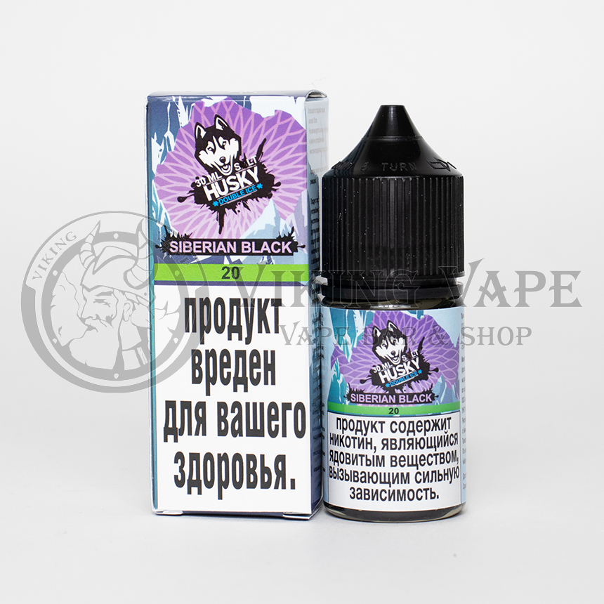 Жидкость для вейпа Husky Double Ice SALT Siberian Black