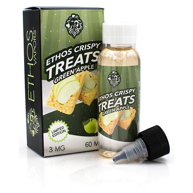 Жидкость для вейпа Ethos Crispy Treats Green Apple