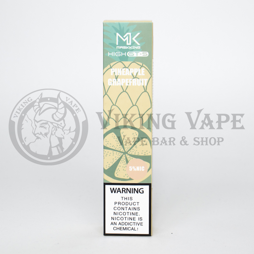 Одноразовая электронная сигарета Maskking GT-S 2500 затяжек Ананас Грейпфрут
