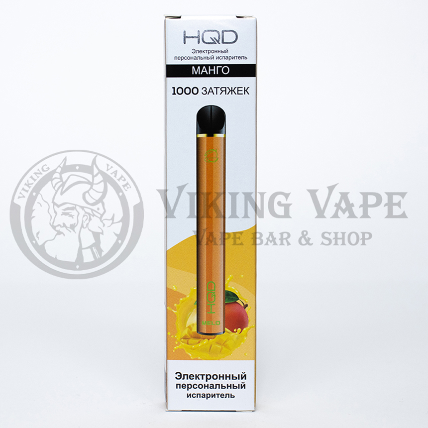 Одноразовая электронная сигарета HQD MELO 1000 затяжек Mango