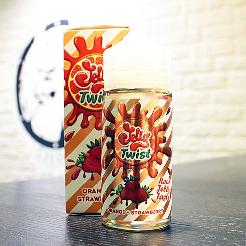 Жидкость для вейпа Jelly Twist Orange+Strawberry