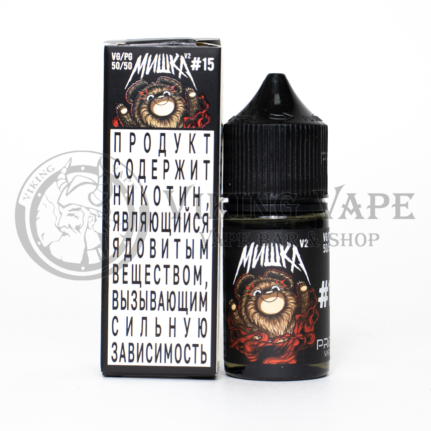 Жидкость для вейпа Мишка v2 SALT Кофе 3 в 1