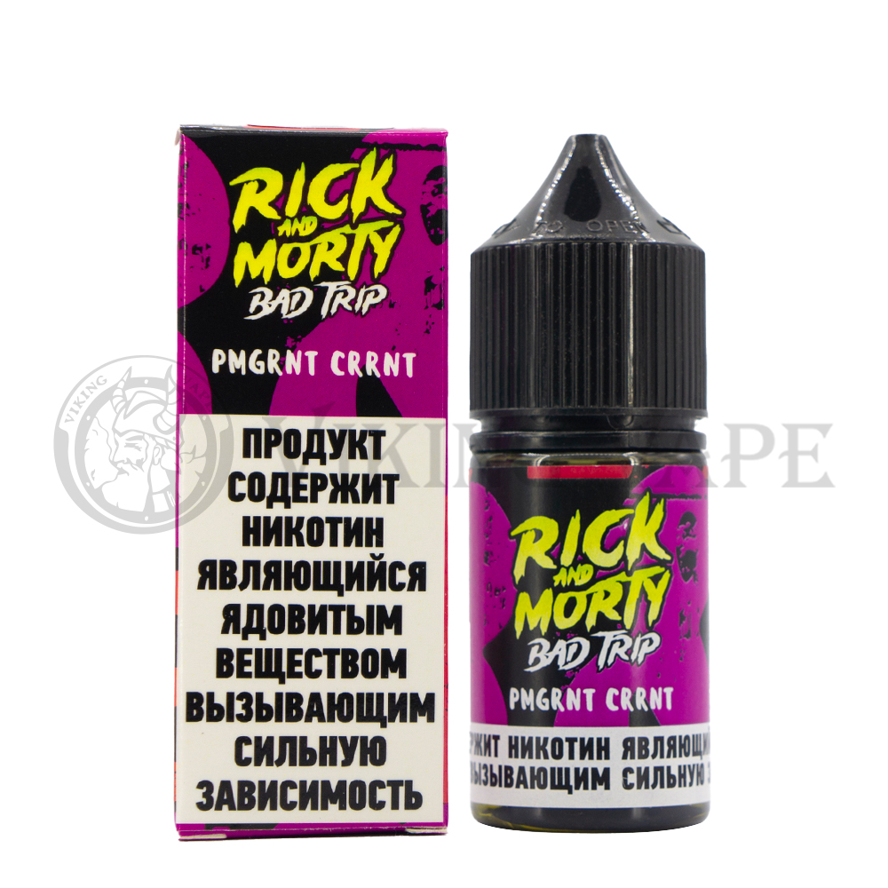 Жидкость для вейпа RICK AND MORTY Bad TRIP PMGRNT CRRNT
