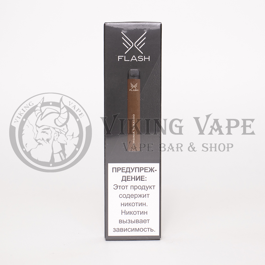Одноразовая электронная сигарета FLASH 600 затяжек Virginia Tobacco