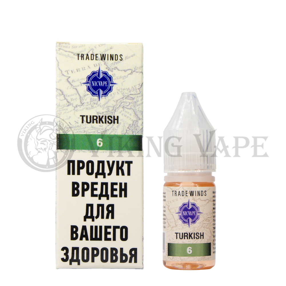 Жидкость для вейпа Tradewinds Tobacco Turkish 6 мг