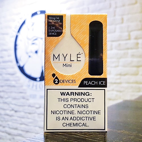 Одноразовая электронная сигарета MYLE Mini 300 затяжек Ледяной Персик