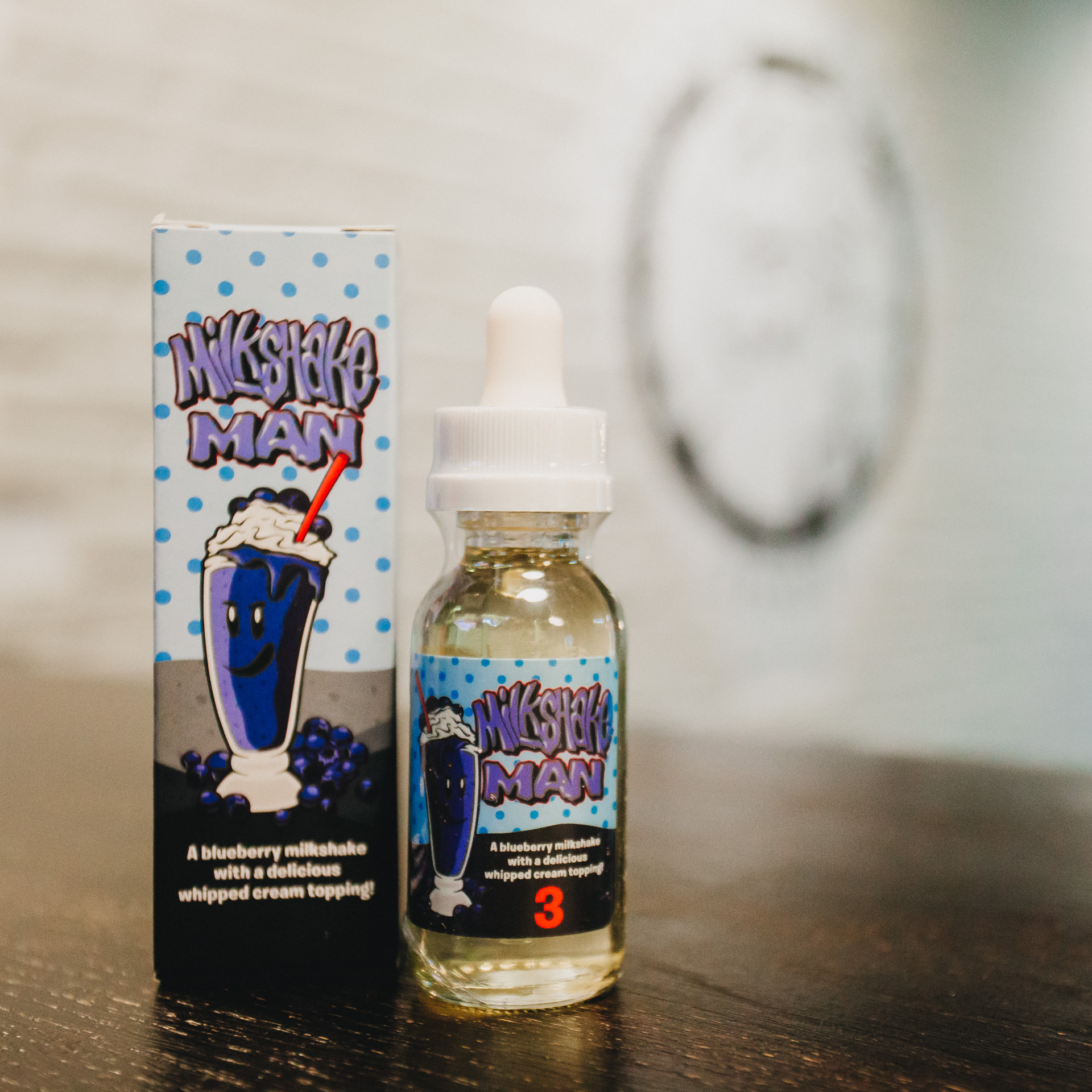 Жидкость для вейпа Milkshake Man Blueberry