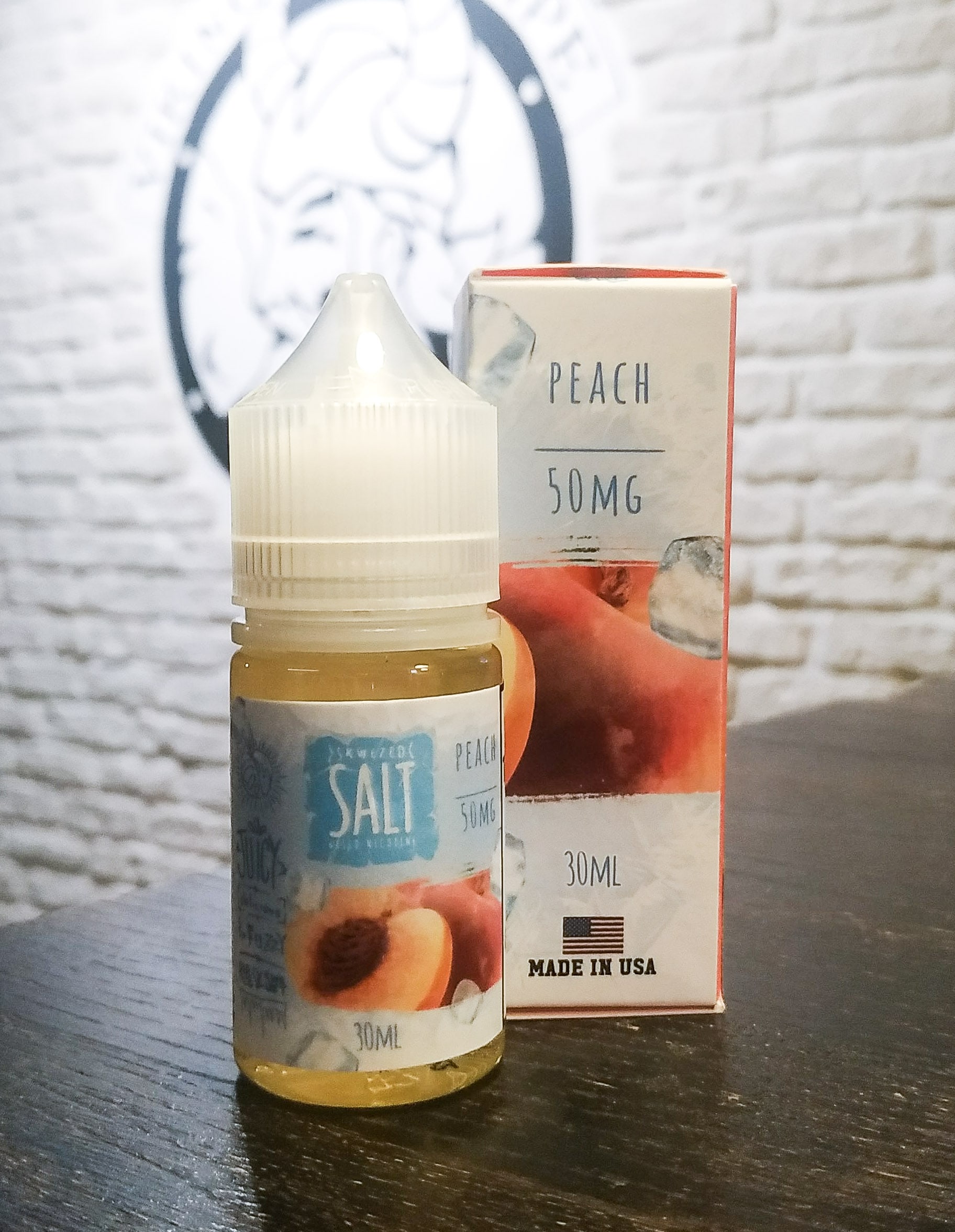 Жидкость для вейпа Skwezed Iced Peach Salt