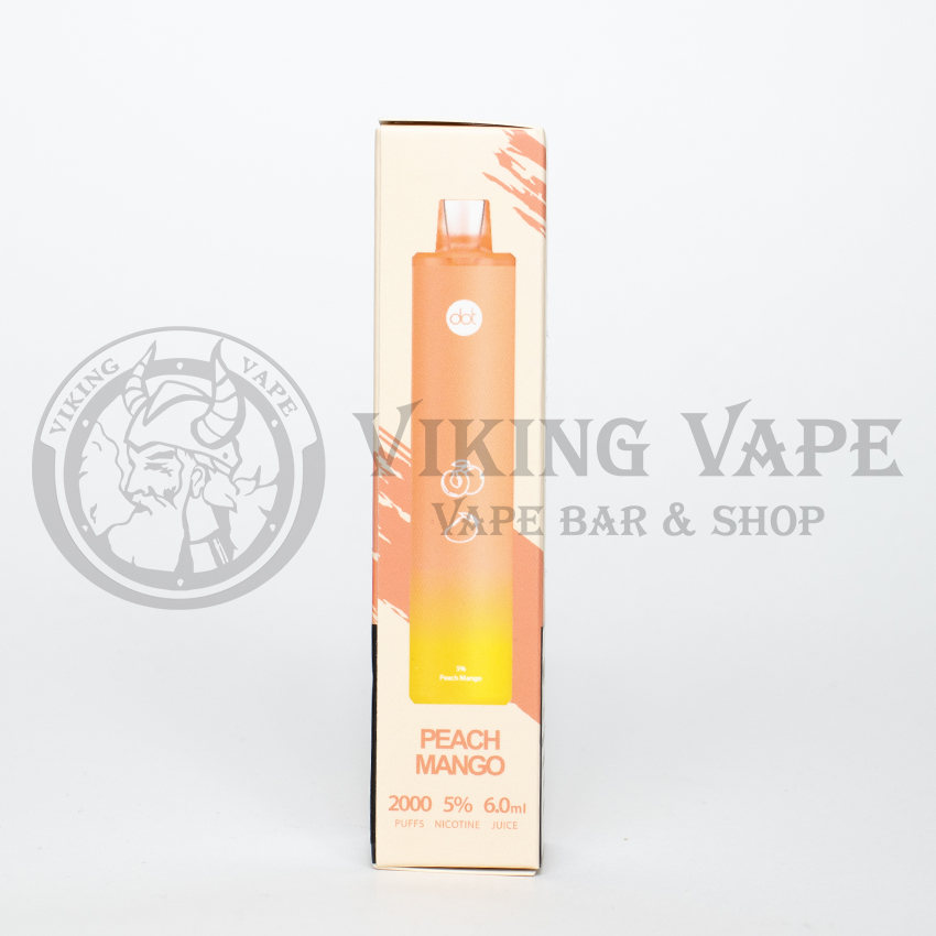 Одноразовая электронная сигарета Dot. 2000 затяжек Персик Манго
