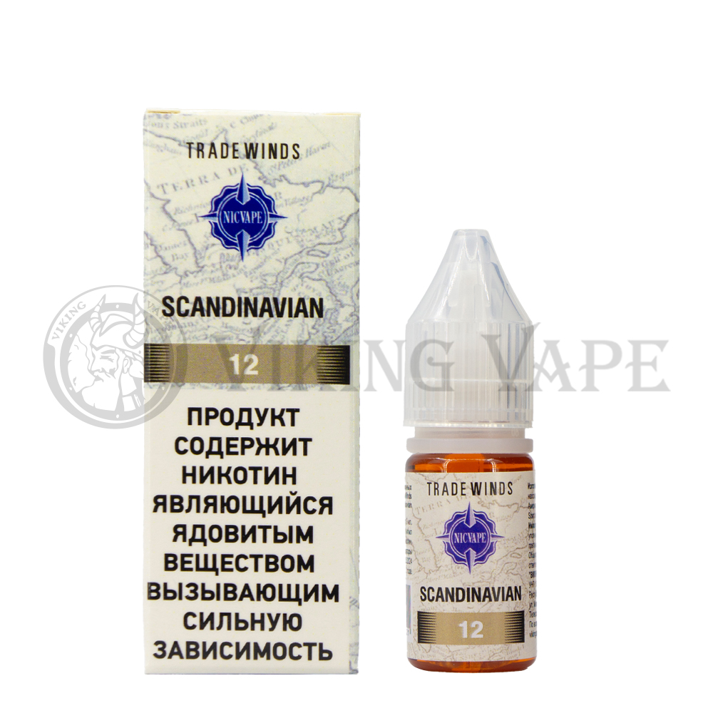 Жидкость для вейпа Tradewinds Tobacco Scandinavian 12 мг